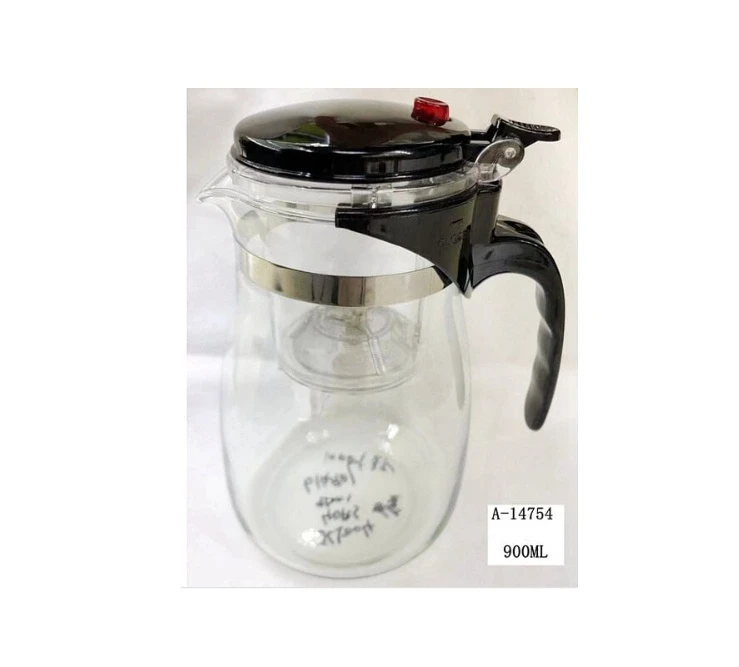 Infuzor Ceai 900Ml Sticlă+Fier+Pvc A-14754 WEI